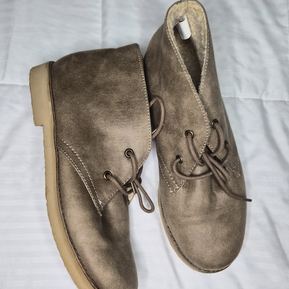 Rock & Candy Tan Suede Boots
